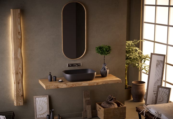 Plan de toilette Rustic 1 Bruntec principal 2