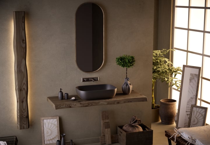 Plan de toilette Rustic 1 Bruntec principal 3