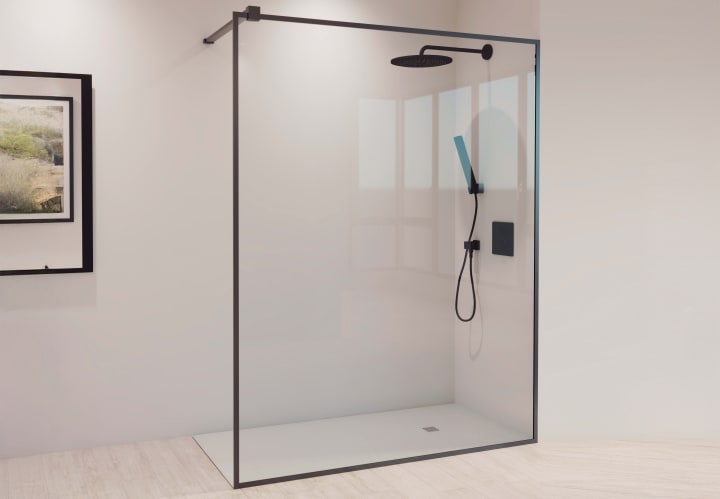 Paroi de douche encadrée Ara Bruntec principal 1