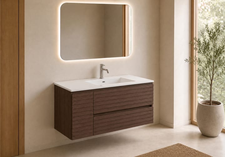 Ensemble de meubles de salle de bains Alpes 21 Bruntec principal 5