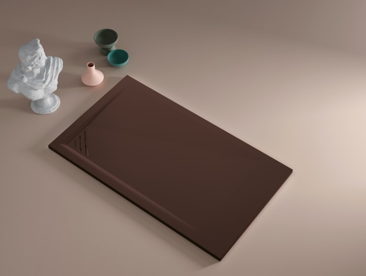 Receveurs de douche en résine Design Corner Bruntec environnement 1