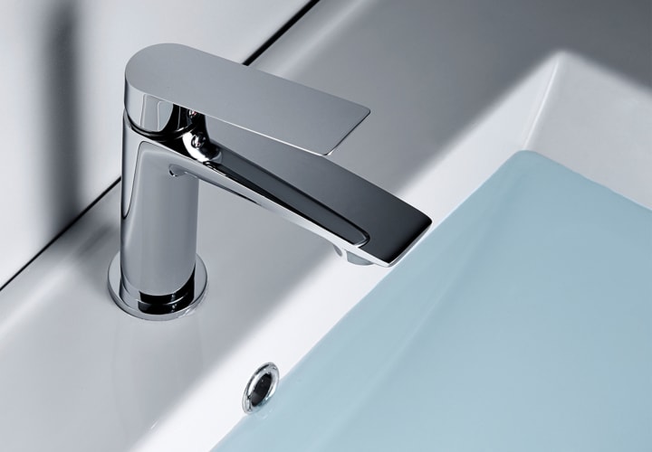 Pack Robinet de lavabo Lúxor Imex + bonde click-clack environnement 5