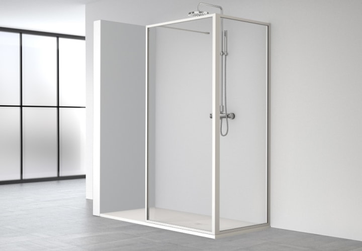 Paroi de douche Nordic (FN-2020) Profiltek option 3