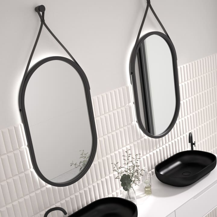 Miroir de salle de bains avec éclairage LED Funchal Eurobath principal 1