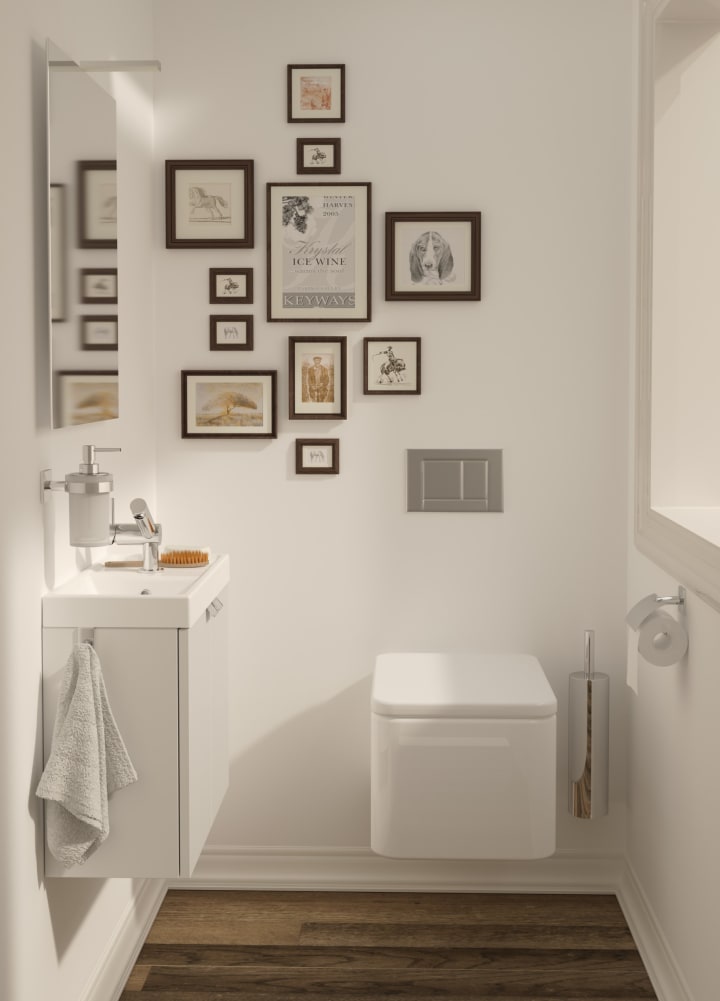 Porte-rouleau de toilette Square Duo Cosmic environnement 2