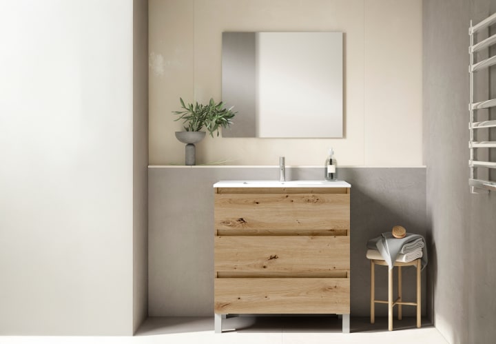 Meuble de salle de bains à faible profondeur 39,5 cm Box Viso principal 4