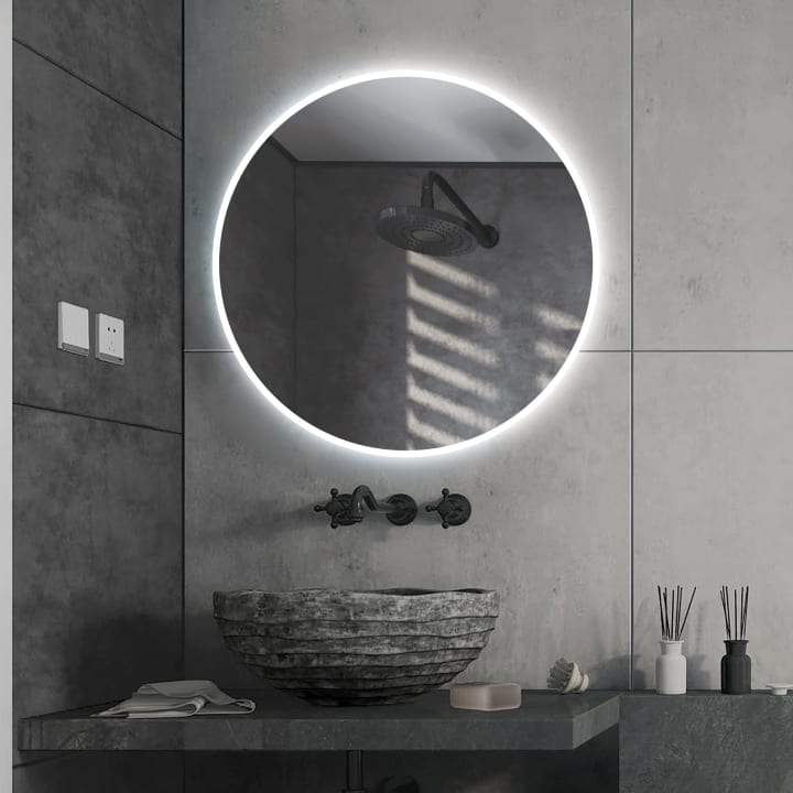 Miroir de salle de bains avec LED Londres Ledimex principal 2