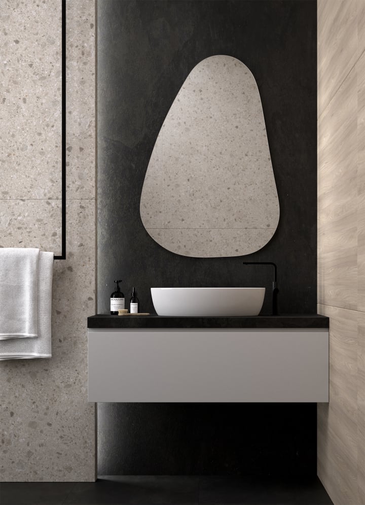 Miroir irrégulier Dolmen Eurobath principal 4
