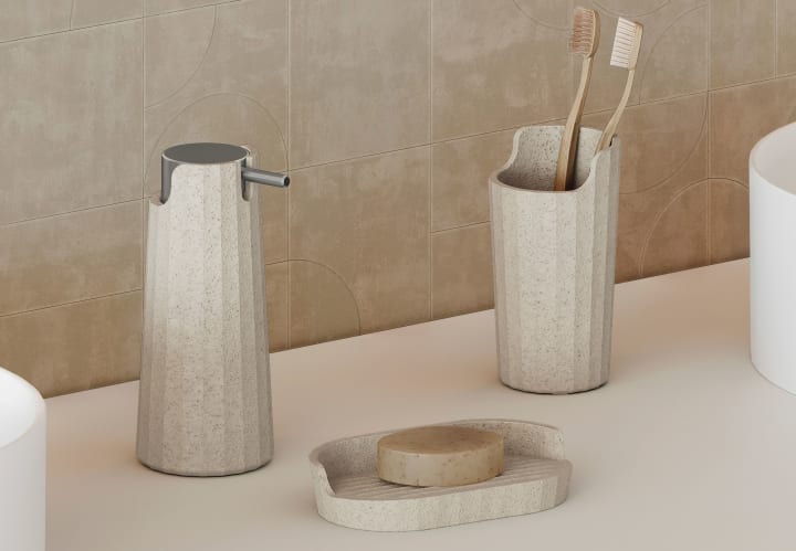 Porte-savon de bain Futura par Cosmic détail 6