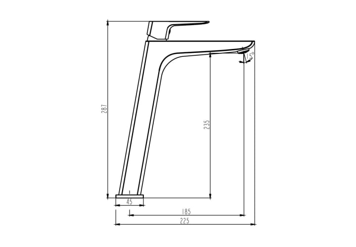 Mitigeur de lavabo Marriot GME croquis 8