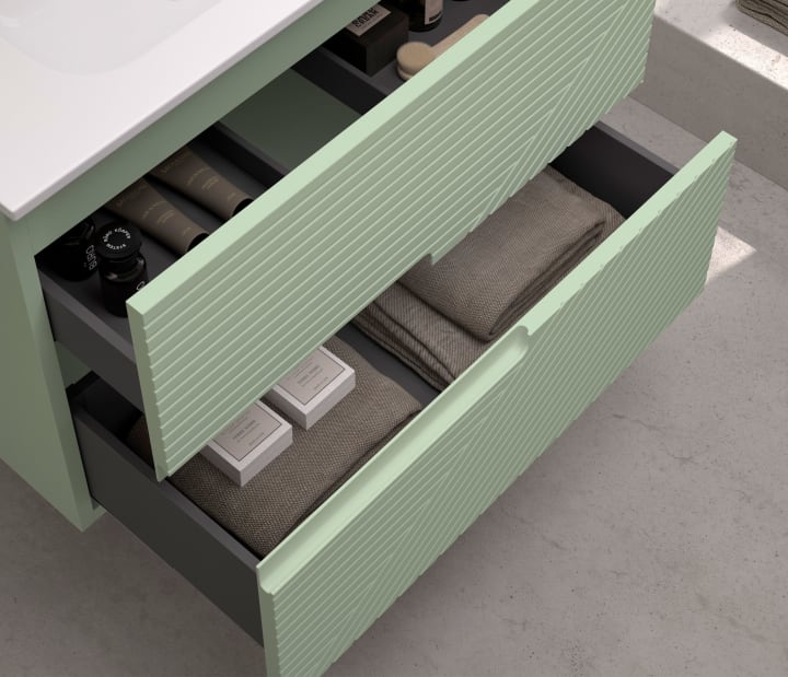 Meuble de salle de bains avec plan de toilette Limo Bruntec environnement 12