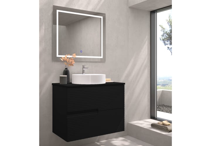 Meuble de salle de bains avec plan de toilette Limo Bruntec principal 4
