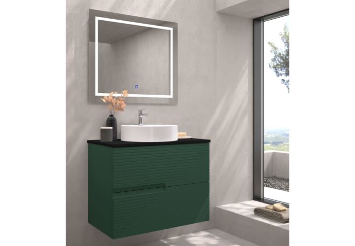 Meuble de salle de bains avec plan de toilette Limo Bruntec principal 7