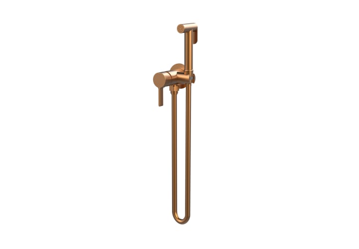 Douche hygiénique en Bambú pour toilettes par Lluvibath principal 1
