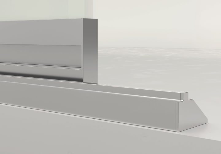 Paroi de baignoire coulissante et pivotante Milano Bruntec détail 7