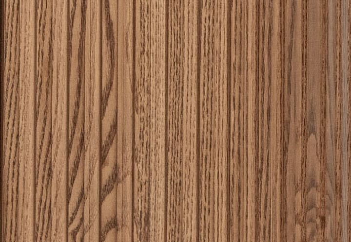 Meuble de salle de bain, plusieurs dimensions, en bois massif de frêne avec plan de toilette en bois Neo Curve Bruntec détail 5