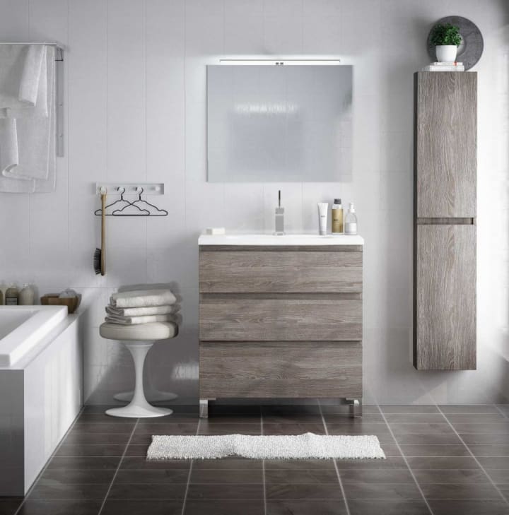 Meuble de salle de bains avec profondeur réduite 39 cm Avila Dos Carmen principal 4