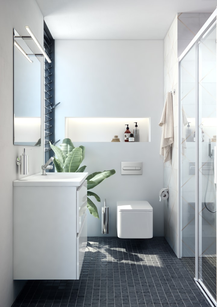 Porte-rouleau de toilette Duo Round Cosmic environnement 3