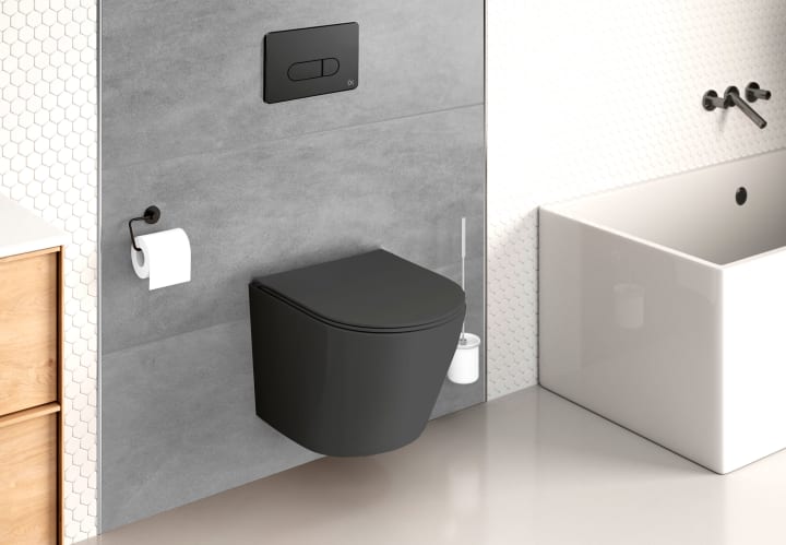 Pack WC suspendu + réservoir de chasse encastré Lisboa Bruntec environnement 8