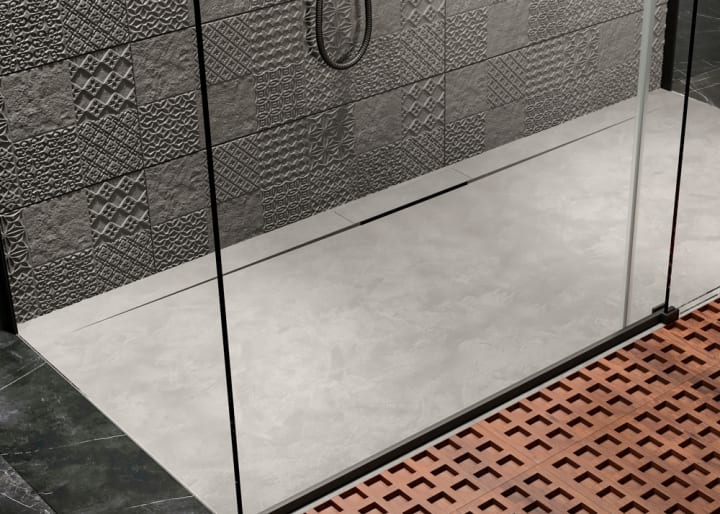 Receveur de douche en résine Lyra Hidronatur environnement 11