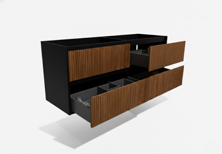 Ensemble de meubles de salle de bains Alpes 18 Bruntec détail 7