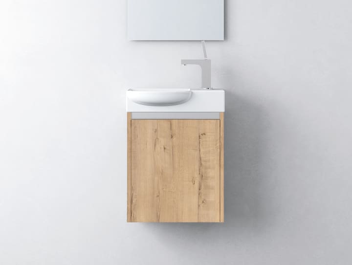 Ensemble meuble de salle de bain profondeur réduite 25 cm Slim Ávila Dos principal 4