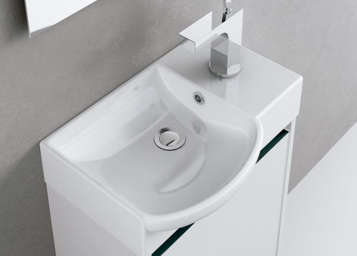 Ensemble meuble de salle de bain profondeur réduite 25 cm Slim Ávila Dos détail 5
