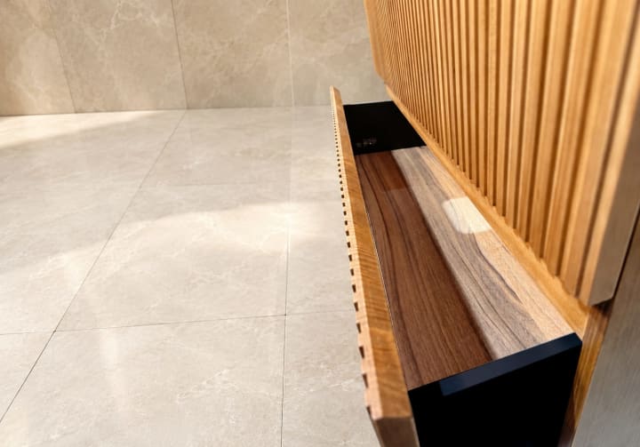 Ensemble de meubles de salle de bains Duna Bruntec détail 9