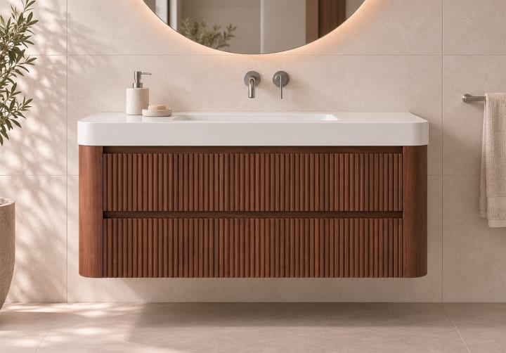 Ensemble de meubles de salle de bains Duna Bruntec principal 2