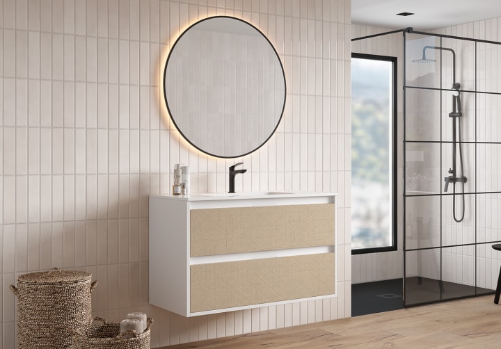 Ensemble complet de meubles de salle de bains Zaoma Bruntec environnement 10