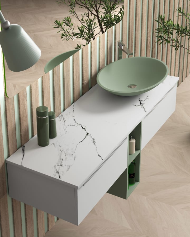 Vasque à poser Orbit Coycama environnement 18
