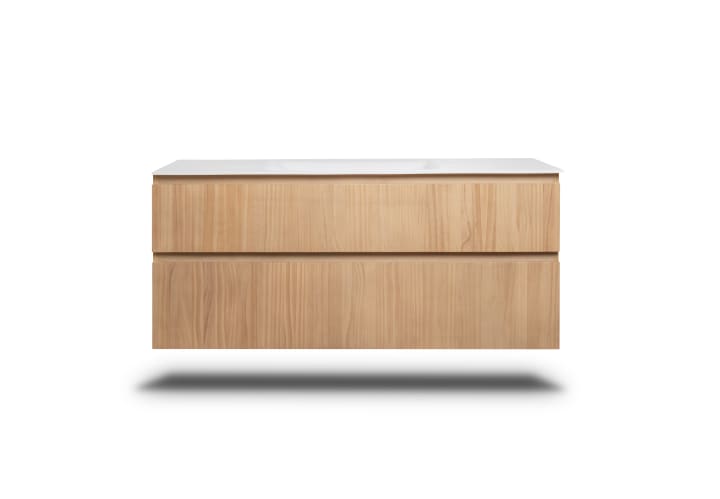 Ensemble de meubles de salle de bains en bois massif Alpes 2 Bruntec principal 2