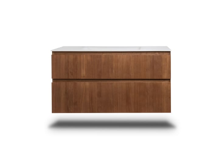 Ensemble de meubles de salle de bains en bois massif Alpes 2 Bruntec principal 1