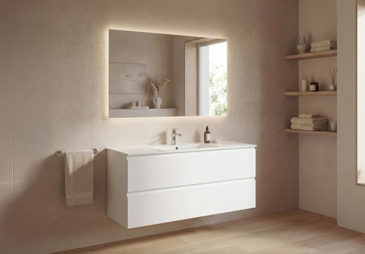 Meuble de salle de bains MDF laqués Vilma Bruntec principal 1