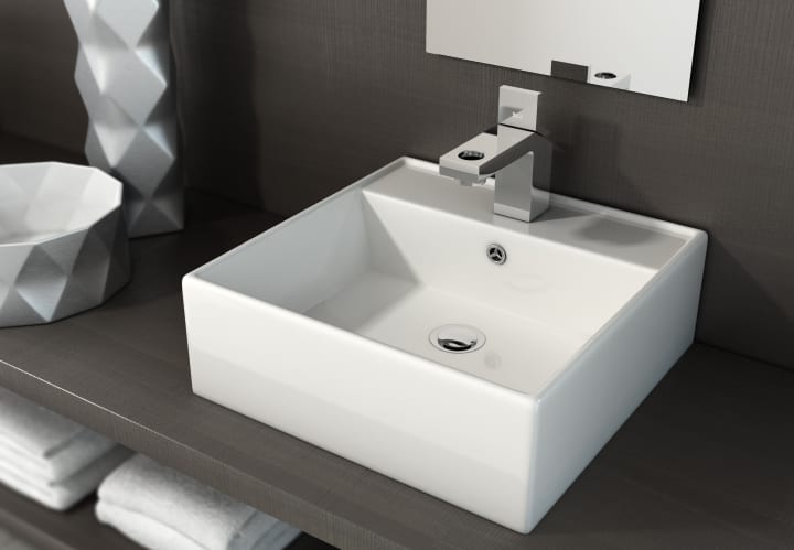Libra Art and Bath petite vasque suspendue environnement 1