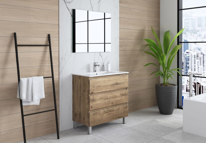 Ensemble de meubles de salle de bains Roma Bruntec principal 5