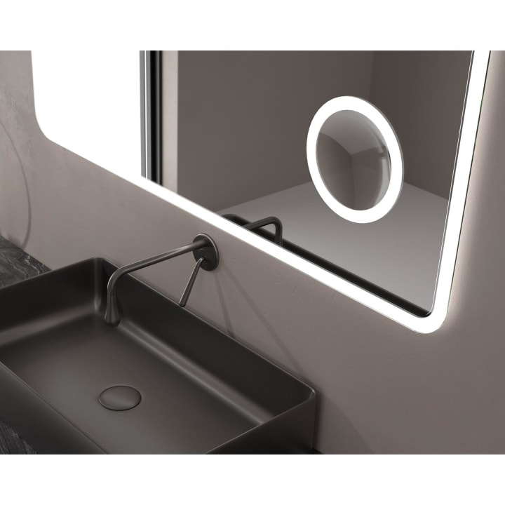 Miroir de salle de bains avec éclairage LED Palau Eurobath détail 1