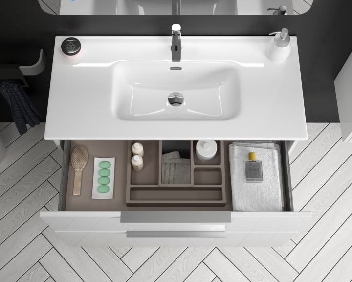 Meuble de salle de bains Galsaky Coycama détail 8