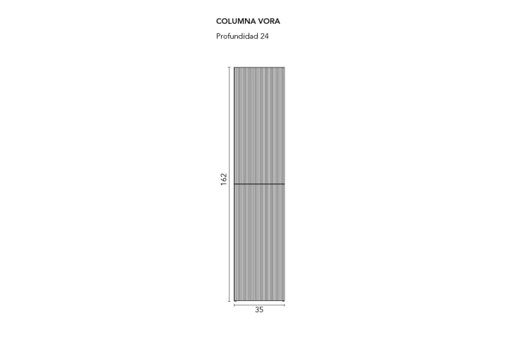 Colonne à fente Vora Royo croquis 7