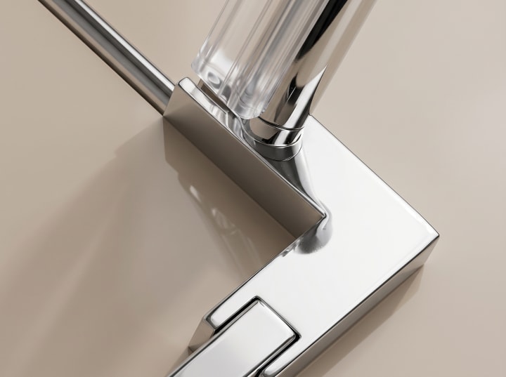 Paroi de douche  noir mat Elara Bruntec détail 5