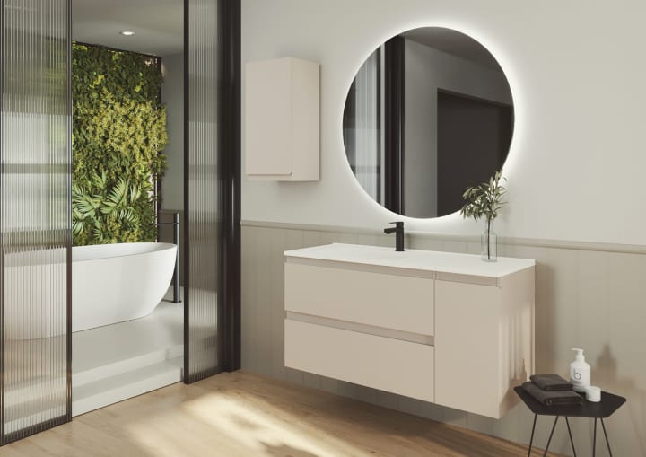 Meuble de salle de bains MDF laqués Vilma Bruntec principal 1
