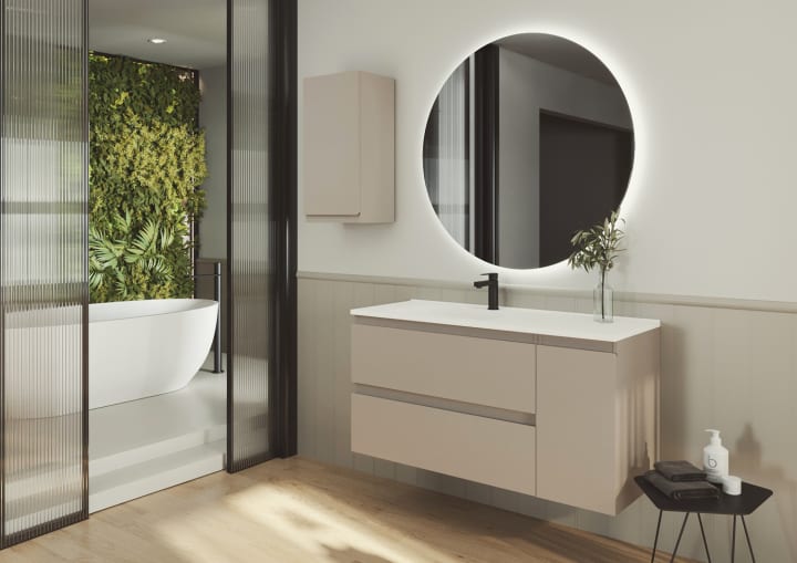 Meuble de salle de bains MDF laqués Vilma Bruntec principal 2
