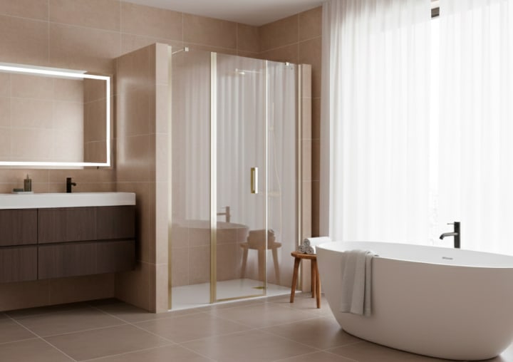 Paroi de douche Carina Bruntec principal 2