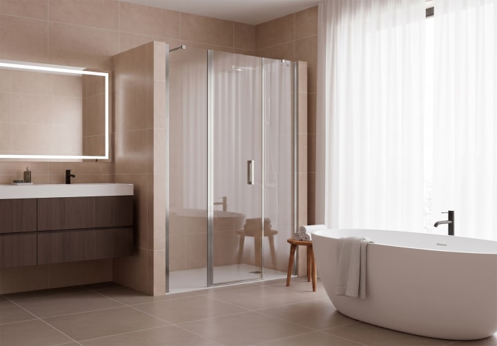 Paroi de douche Carina Bruntec principal 5