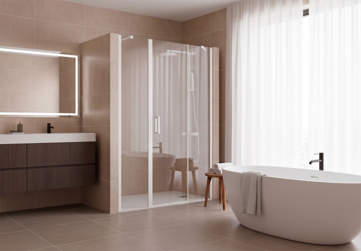 Paroi de douche Carina Bruntec principal 3