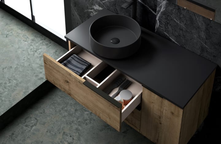 Ensemble de meubles de salle de bains Coban Bruntec détail 5