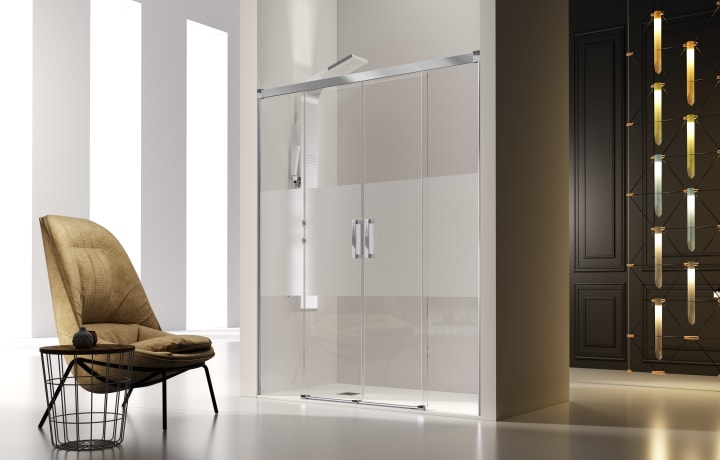 Paroi de douche en Glasé (GS100) Kassandra principal 3
