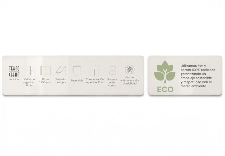 Paroi de douche Salma (SA-320) Profiltek détail 4