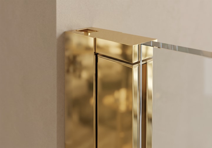 Paroi de douche sur mesure Carina Bruntec sur mesure détail 7