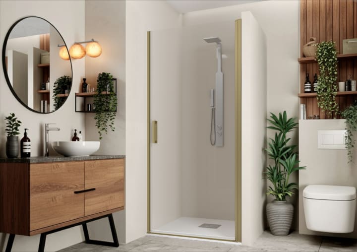 Paroi de douche sur mesure Carina Bruntec sur mesure principal 2